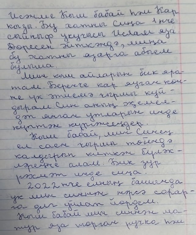 Сочинение «беренче кар»